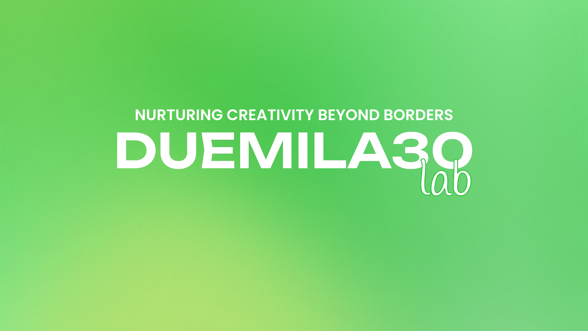 Duemila30 Lab 2026: Applications Open